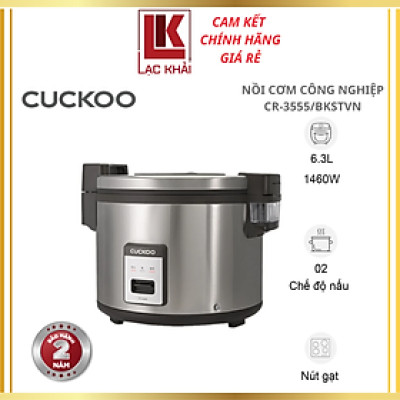 Nồi cơm điện công nghiệp 6,3L Cuckoo CR-3555 - Hàng chính hãng, Bảo hành 24 tháng