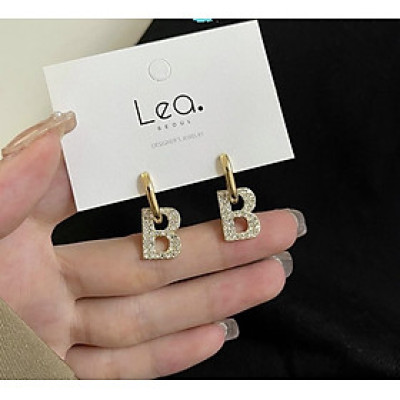 Khuyên tai nữ đính đá thời trang