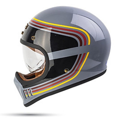 MŨ BẢO HIỂM FULLFACE CỔ ĐIỂN BULLDOG DOGO TEM - GARA20