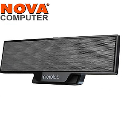 Loa vi tính Microlab B51, Soundbar 2.0 4W, nguồn USB , Jack 3.5 - Hàng Chính Hãng