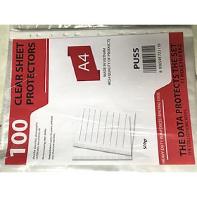 Bìa lỗ Puss 400gr - Xấp 100 tờ dày