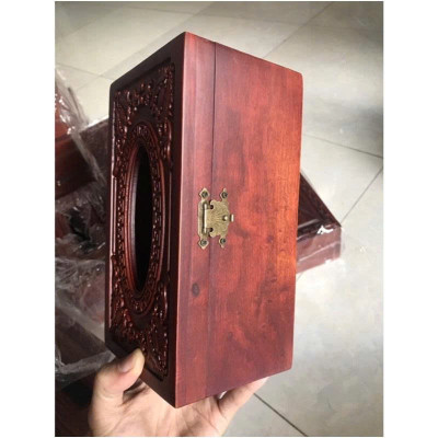 Hộp đựng giấy ăn gỗ Hương