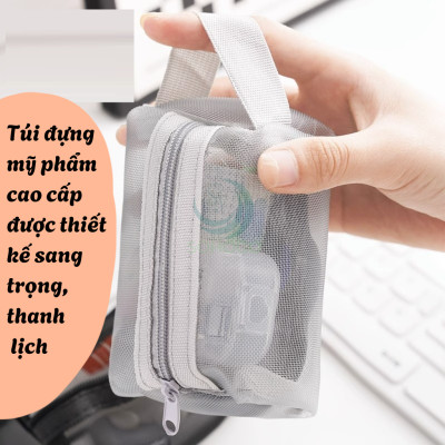 Túi Lưới Đựng Mỹ Phẩm Du Lịch -Túi Đựng Đồ Cá Nhân Lưới Thông Thoáng -Túi Lưới Đa Năng Chống Nhăn – Nhẹ Nhàng & Tiện Lợi -Túi Trang Điểm Lưới Siêu Nhẹ – Cất Gọn Trong Tích Tắc