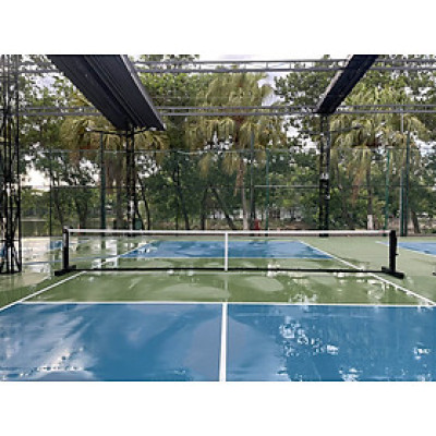 Trụ pickleball Vifa 303704P nặng 35kg, kích thước thép hộp vuông 80*80, đạt tiêu chuẩn,dễ dàng tháo lắp khi cần thiết