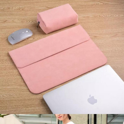 BAO DA, TÚI DA, CẶP DA CHỐNG SỐC CHO MACBOOK, LAPTOP, SURFACE KÈM VÍ ĐỰNG PHỤ KIỆN