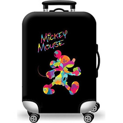 Túi bọc bảo vệ vali -Áo vỏ bọc vali - Chuột Hoạt Hình H111 Size S M L XL HPValiOEM