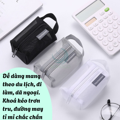 Túi Lưới Đựng Mỹ Phẩm Du Lịch -Túi Đựng Đồ Cá Nhân Lưới Thông Thoáng -Túi Lưới Đa Năng Chống Nhăn – Nhẹ Nhàng & Tiện Lợi -Túi Trang Điểm Lưới Siêu Nhẹ – Cất Gọn Trong Tích Tắc