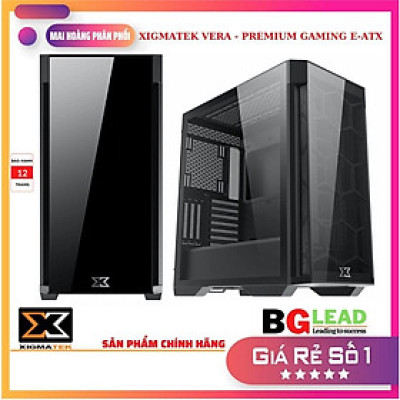 Case máy tính XIGMATEK VERA (EN45730) - PREMIUM GAMING E-ATX hàng chính hãng 