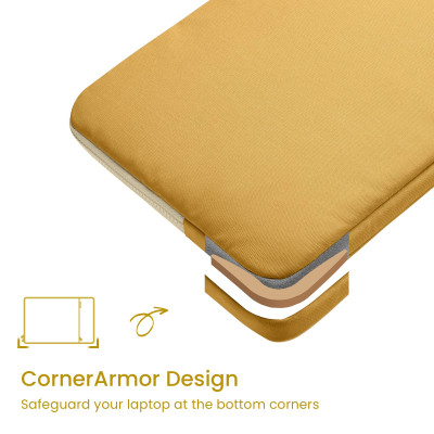Túi Chống Sốc Tomtoc (USA) For Macbook Air/Pro 13inch Organized Corner Armor + Accessory Pouch A23 - Hàng Chính Hãng