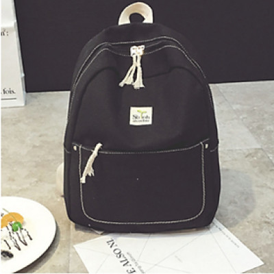 Ba Lô Canvas Sinh Viên Phong Cách Hàn Quốc 208069m