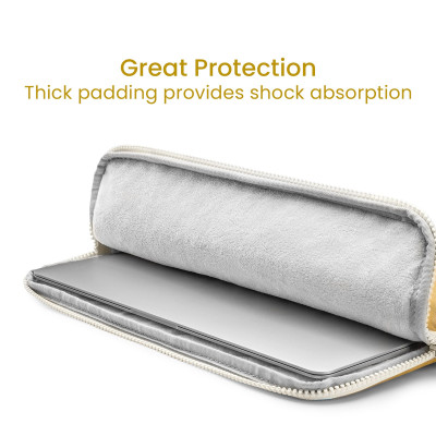 Túi Chống Sốc Tomtoc (USA) For Macbook Air/Pro 13inch Organized Corner Armor + Accessory Pouch A23 - Hàng Chính Hãng