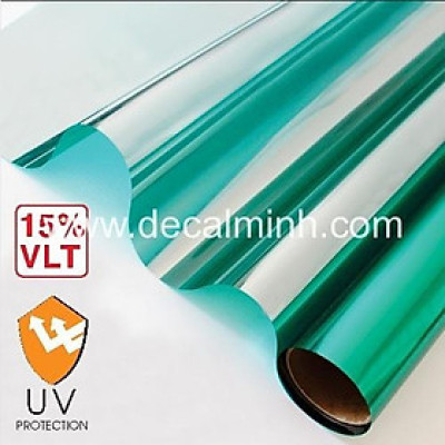 {Combo Lẻ} Decal phim Phản quang dán cửa kính chống UV, cách nhiệt (khổ 1m) cao cấp