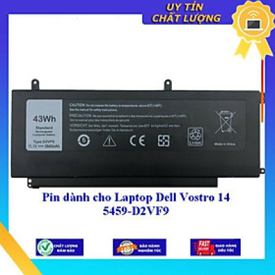 Pin dùng cho Laptop Dell Vostro 14 5459 D2VF9 - Hàng Nhập Khẩu New Seal