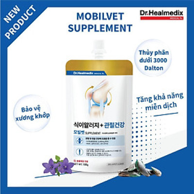 100g Gel dinh dưỡng Dr.Healmedix Mobilvet Supplement bảo vệ xương khớp,tăng miễn dịch,chống dị ứng