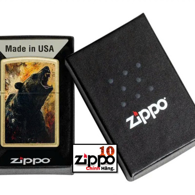  Bật lửa Zippo 46695 Grizzly Roar Design - Chính hãng 100%