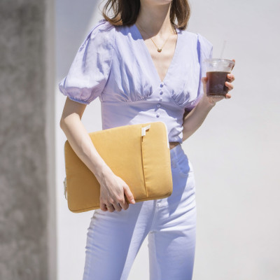 Túi Chống Sốc Tomtoc (USA) For Macbook Air/Pro 13inch Organized Corner Armor + Accessory Pouch A23 - Hàng Chính Hãng