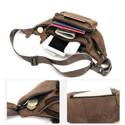 Túi Bao Tử, Túi Đeo Bụng, Túi Đeo Vai Da Bò Marrant BHM8879