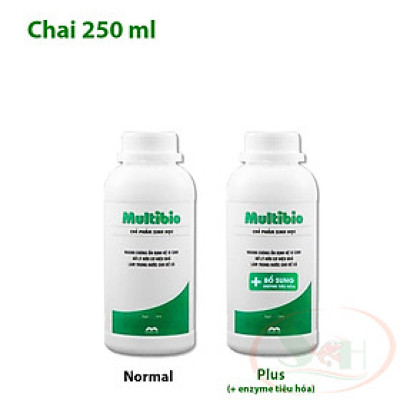 Vi sinh nước MultiBio Plus 125ml, 250ml, 500ml, 1000ml multi bio xử lý khử đục làm trong nước bể cá tép thủy sinh