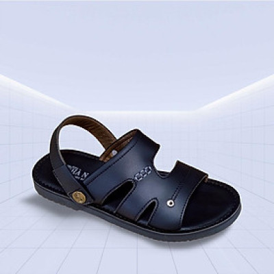 Giày Sandal Nam HÀ NAM Da Bò Thật Cao Cấp Đế Cao Su Chống Trơn Trượt DNA2243