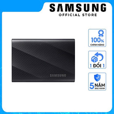 Ổ cứng di động SSD Samsung T9 Tốc độ đọc/ghi 2,000 MB/s 1,950 MB/s USB 3.2 Gen 2x2 - 1 Đổi 1 Hàng chính hãng