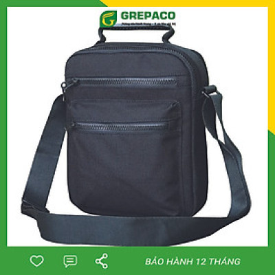 Túi Đeo Chéo Grepaco Nam Nữ Unisex Vải Bố Canvas Thời Trang Hàn Quốc Đa Năng Đựng Điện Thoại Máy Tính Bảng Mini Chống Thấm Xước Nhiều Ngăn Khóa Kéo YKK, Phù Hợp Nhiều Kiểu Xách Đeo Khác Nhau - Hàng Chính Hãng