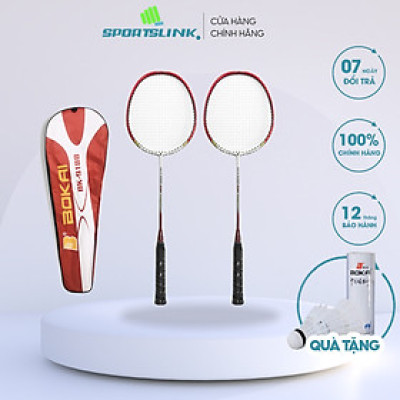 Cặp vợt cầu lông dây cước Sportslink Bokai BK-9188 (tặng kèm 2 quả cầu)