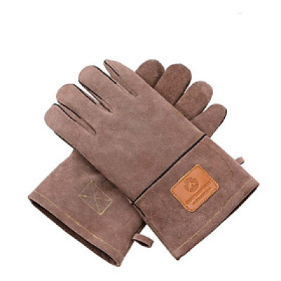 Găng tay da bò chịu nhiệt dã ngoại Campingmoon Q28