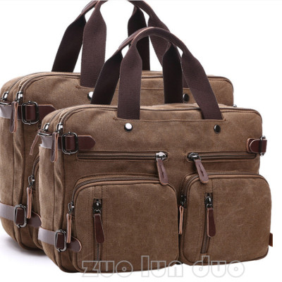 Túi xách du lịch 2 trong 1 vải cavans cao cấp mang phong cách mới