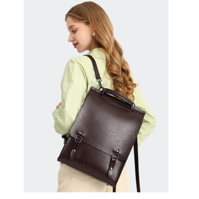 Balo nữ 100% da thật thời trang cao cấp đa chức năng phong cách mới