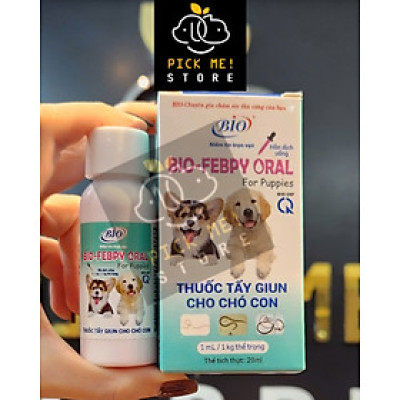 Siro Xổ Giun cho Chó Con BIO FEBPY ORAL  - Chai 20ml