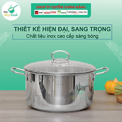 Nồi inox 3 đáy 26 cm Fivestar FSN 26IN1 tặng 10 muỗng ăn inox