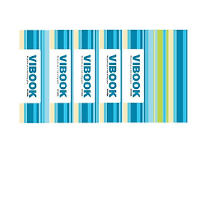 Lốc 05 Quyển Tập Sinh Viên 200 Trang  Kẻ Ngang Vibook TKN200-4 (Mẫu Ngầu Nhiên)