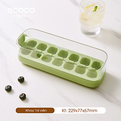 Khay Đá Tủ Lạnh Nhựa PP Cao Cấp Thông Minh Xả Đá Sau 1 Lần Nhấn, An Toàn Sức Khoẻ