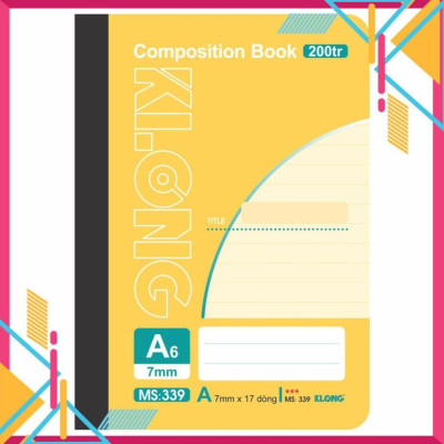 Sổ may KLONG 200tr A6 ; MS: 339
