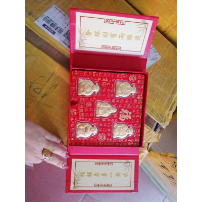 Hộp lì xì 5 thần tài