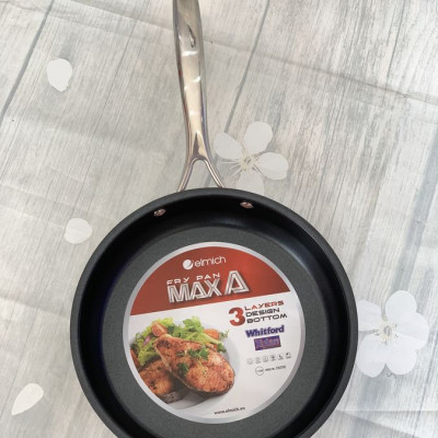 CHẢO INOX CHỐNG DÍNH ELMICH 3 ĐÁY MAX A 20CM