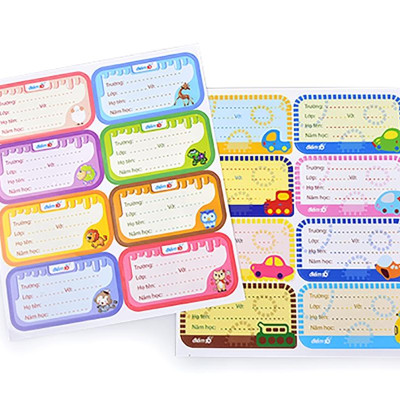 Xấp 40 Nhãn Vở Thiên Long TP-NBl03