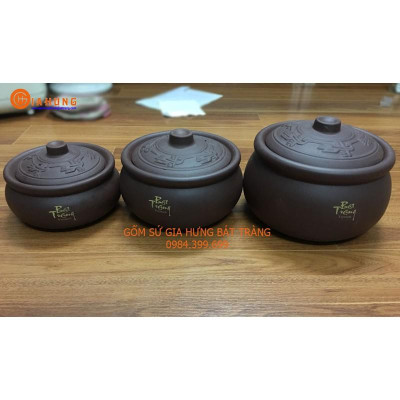 Nồi kho cá bằng gốm Bát Tràng số 3