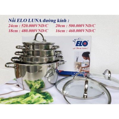 Nồi từ Luna Plus size 16/18/20/24