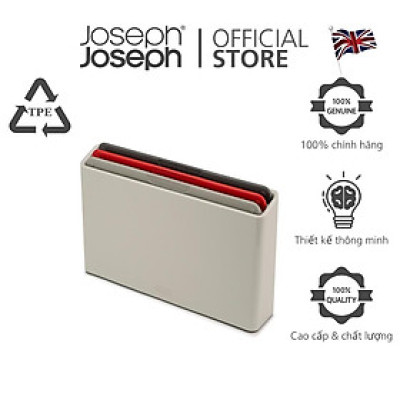 Bộ thớt 3 món cao cấp Joseph Joseph 001730 - DUO 3-piece Chopping Board Set Grey