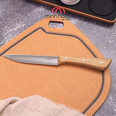 [Chính hãng ] Dao cán gỗ lưỡi thép không gỉ iMat. Lưỡi thép iNox 5CR15 sắc bén, bền bỉ. Cán gỗ tự nhiên sạch, sang trọng.