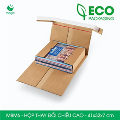 MBM6 - 41x32x7cm - Combo 60 Hộp carton thay đổi chiều cao - Thùng carton đóng hàng