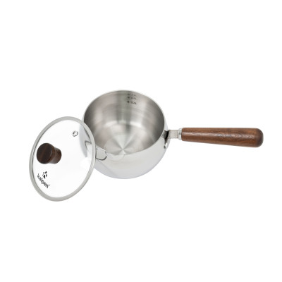 Quánh Inox 3 lớp đúc liền khối miệng rót Kalpen Baby Rinmer size 14cm, bảo hành 5 năm