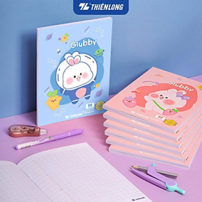 Tập học sinh 96 trang 5 ô ly vuông 2mm chấm kẻ 2/3 120gsm NB-122 Thiên Long - Mẫu ngẫu nhiên