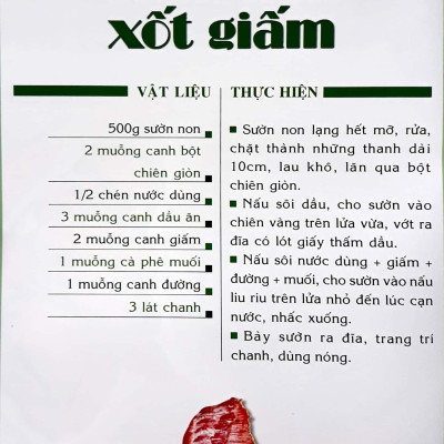 Món Ăn Được Ưa Thích - Món Ăn Đãi Khách