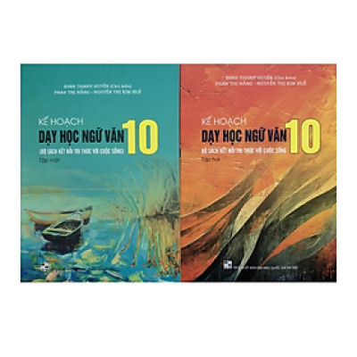 Sách - Combo Kế hoạch dạy học Ngữ Văn 10 Tập 1 + Tập 2 ( kết nối tri thức với cuộc sống )