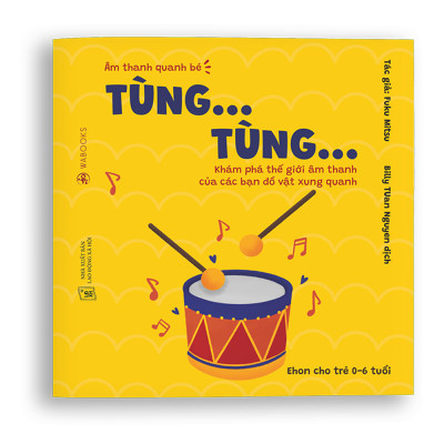 Combo 3 cuốn truyện tranh Ehon Nhật Bản - Ehon Âm thanh quanh bé (Leng Keng, Ùm Bò, Tùng Tùng) - Dành cho trẻ 0-6 tuổi