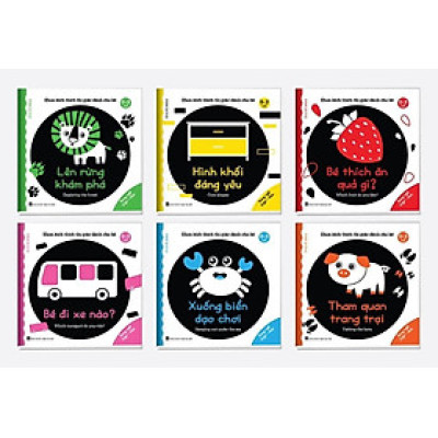 1 Cuốn Trong Trọn Bộ 6 Cuốn Ehon  Kích Thích Thị Giác cho bé Song Ngữ Việt Anh - In mực chiết xuất tự nhiên - Chất liệu giấy ảnh chịu nước, chống thấm nước - Bé gặm nhấm không rách