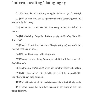 Sách - Một Cuốn Sách Chữa Lành