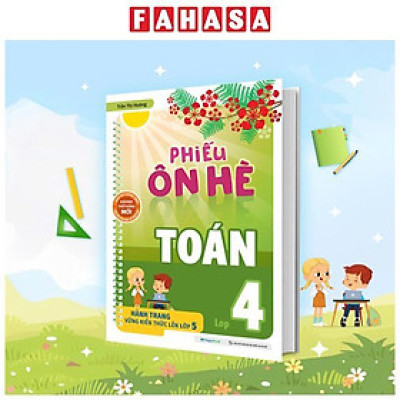 Sách - Phiếu Ôn Hè Toán Lớp 4